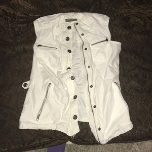 Cabelas White Vest